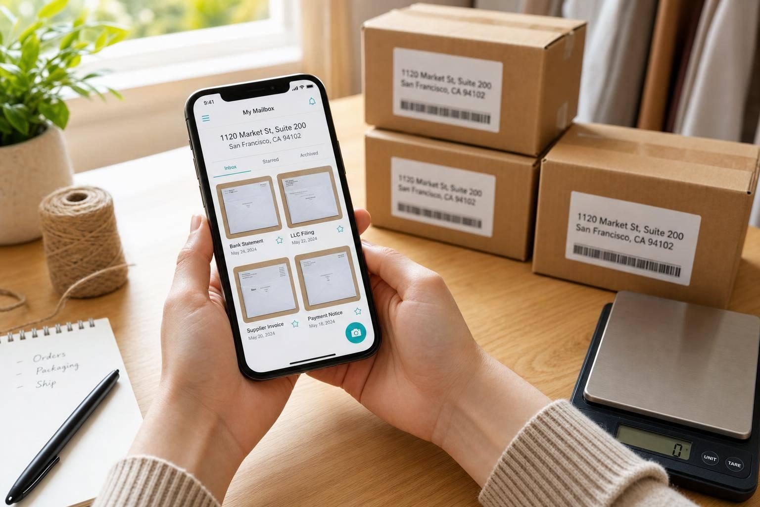 Virtual Mailbox for Etsy and Shopify Sellers
