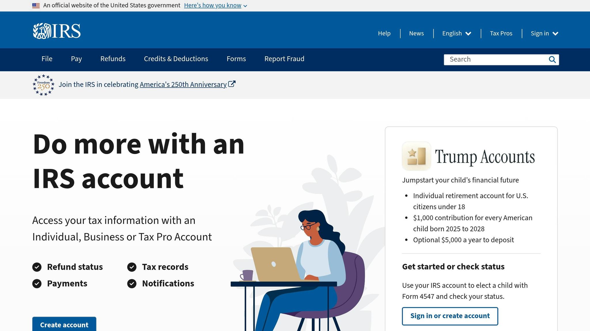 Illustration of a person working on a laptop with financial icons, representing LLC pass-through taxation and business management.