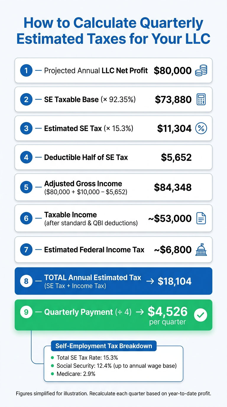How to Calculate & Pay Quarterly Estimated Taxes for LLC Owners