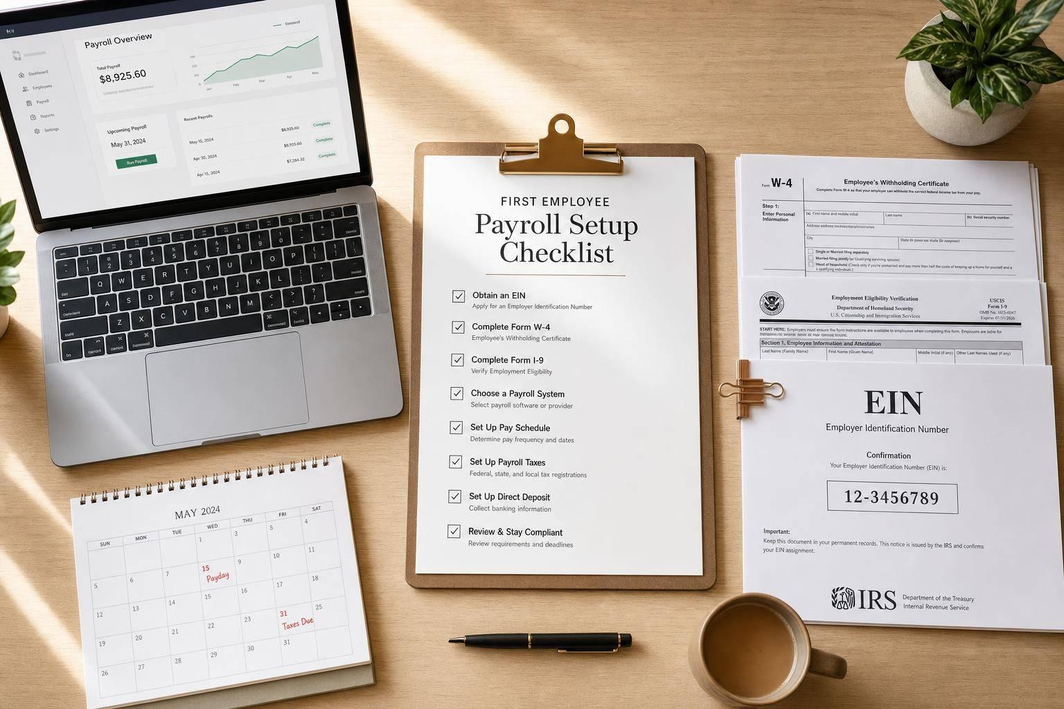 How to Set Up Payroll for Your First Employee