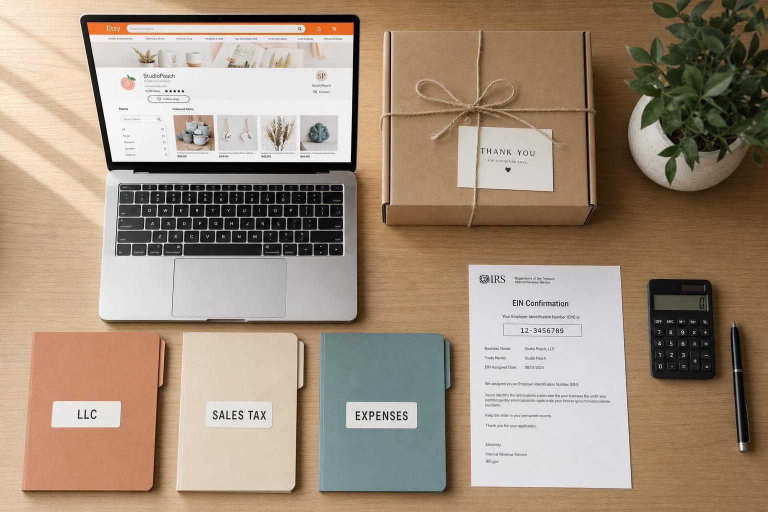 How to Start an Etsy Business: LLC, Taxes and Sales Tax