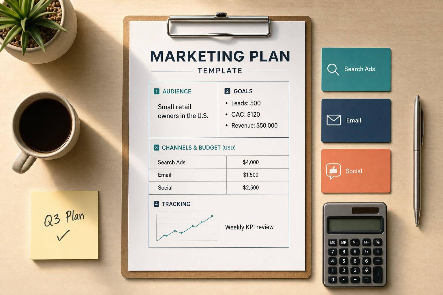 How to Write a Marketing Plan for Your Business (Template)