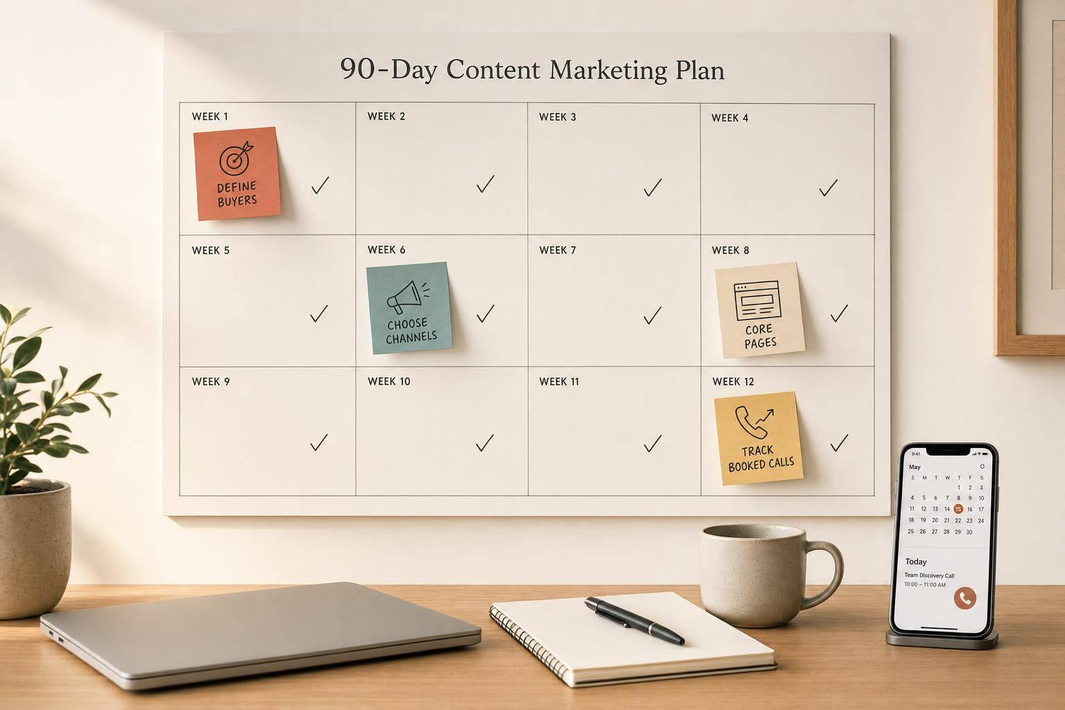 Content Marketing for Service Businesses: First 90 Days