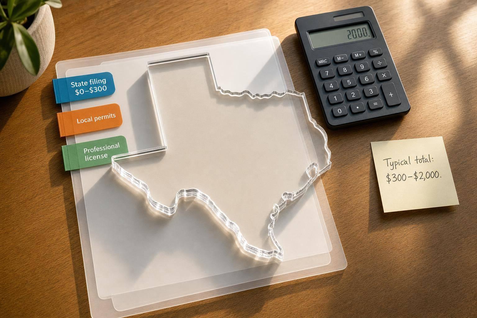How Much Does a Business License Cost in Texas?