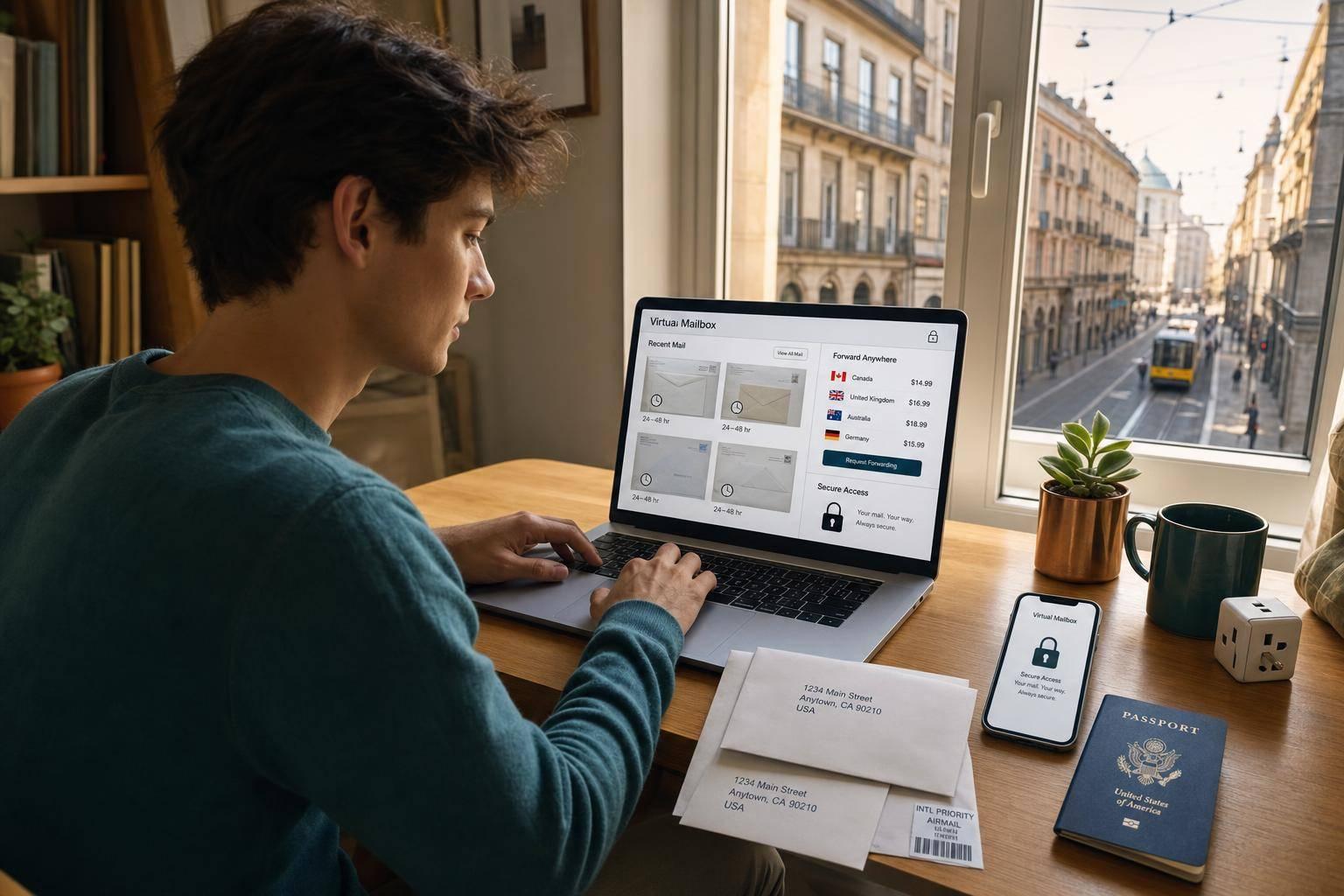 Virtual Mailbox for Students Studying Abroad