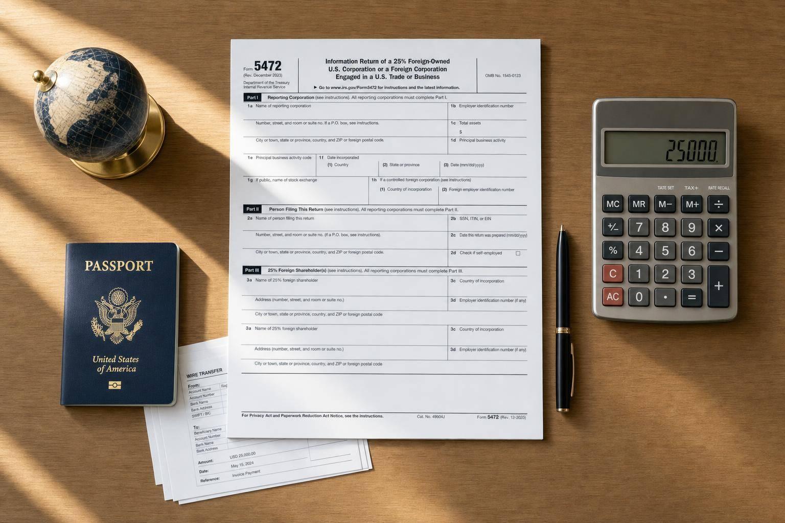 Form 5472 Explained: What Foreign-Owned Single-Member LLCs Must File