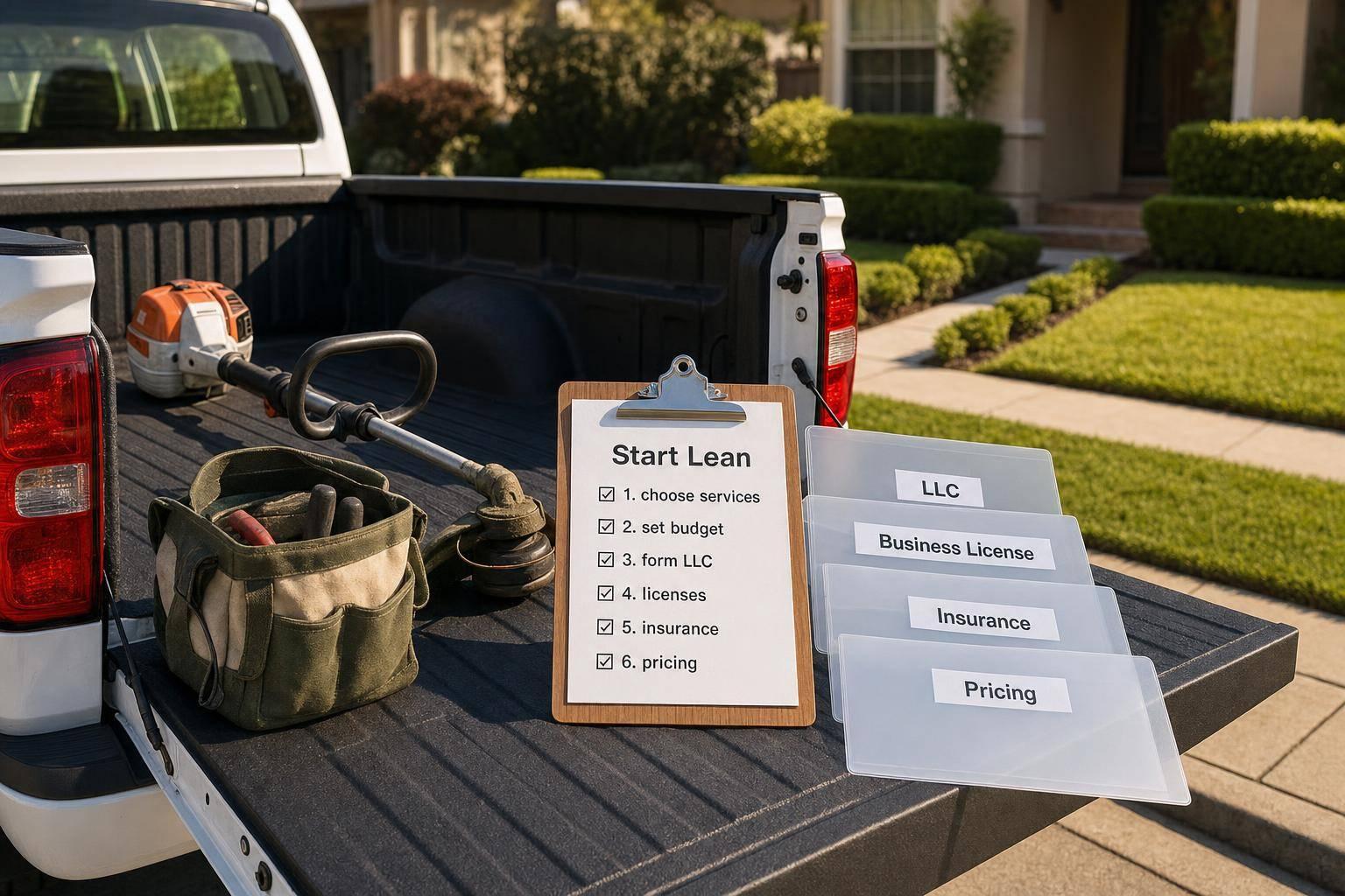 How to Start a Landscaping Business and Form the LLC