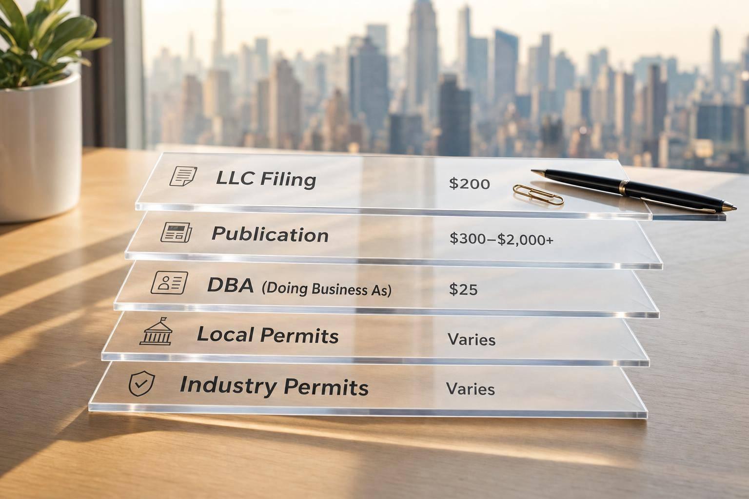 How Much Is a Business License in New York?