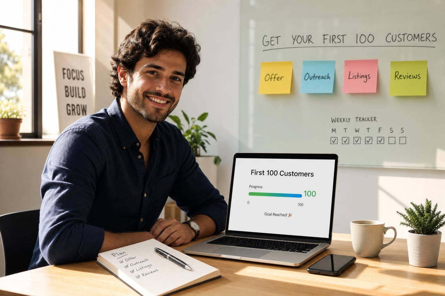 How to Get Your First 100 Customers as a New LLC