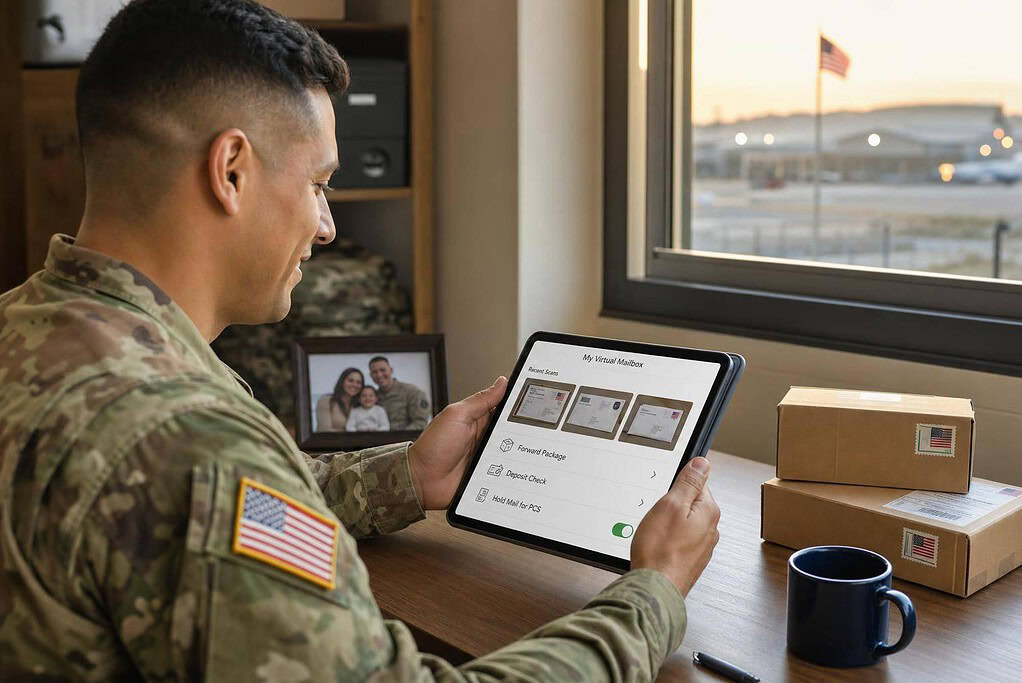 Virtual Mailbox for Military Families and Overseas Service Members