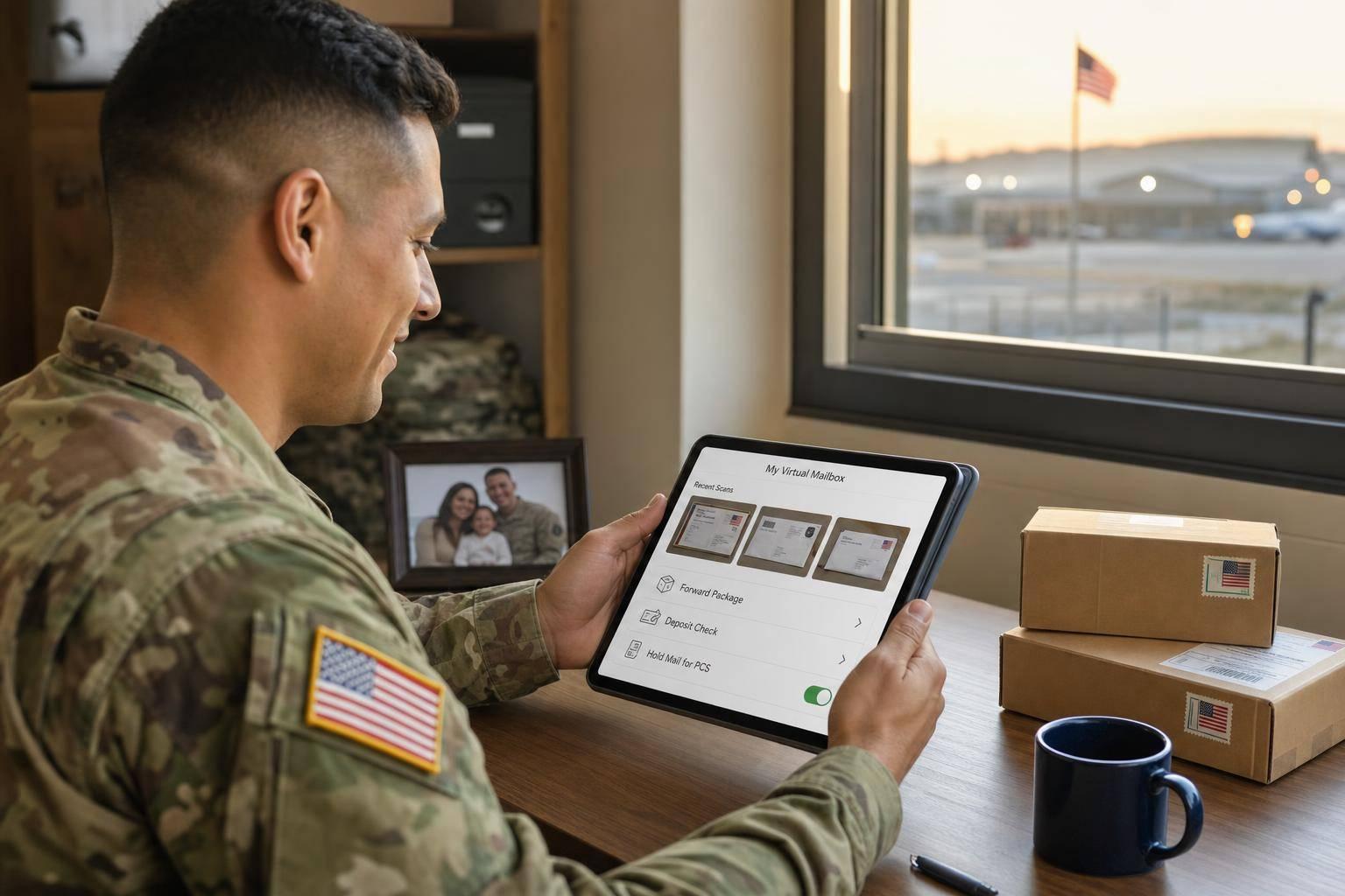 Virtual Mailbox for Military Families and Overseas Service Members