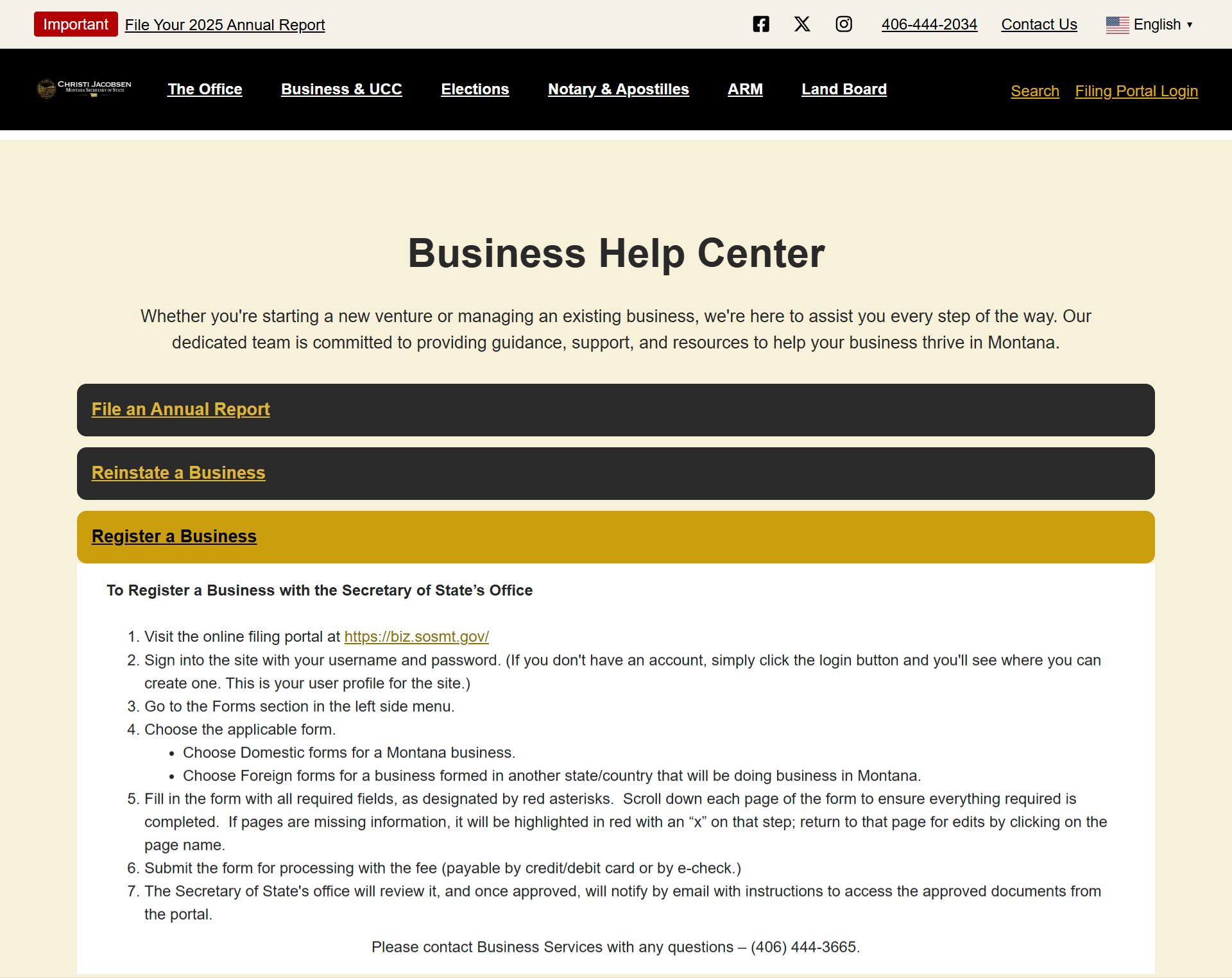 How to Start an LLC in Montana - Montana Secretary of State