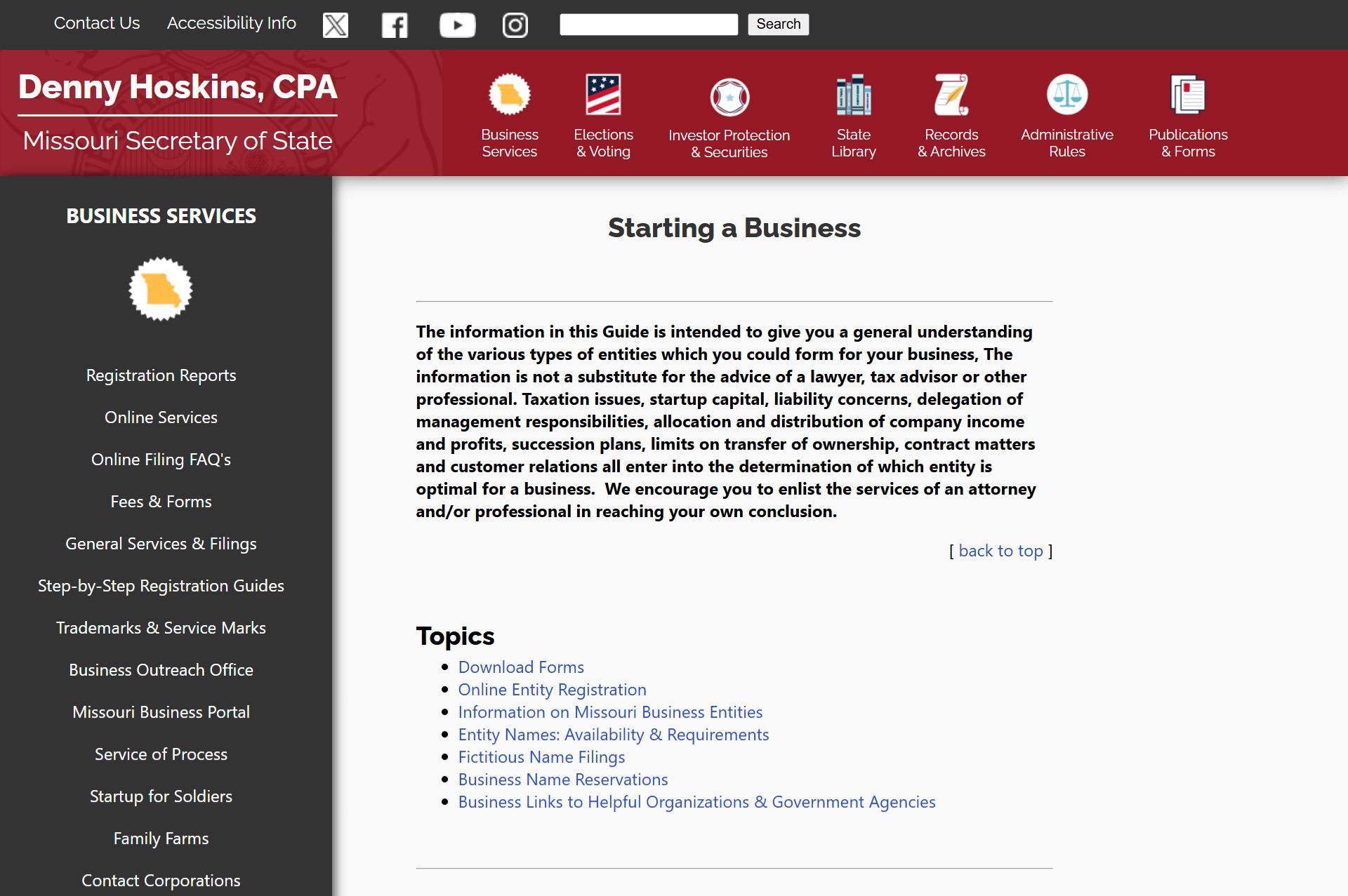 How to Start an LLC in Missouri - Missouri Secretary of State