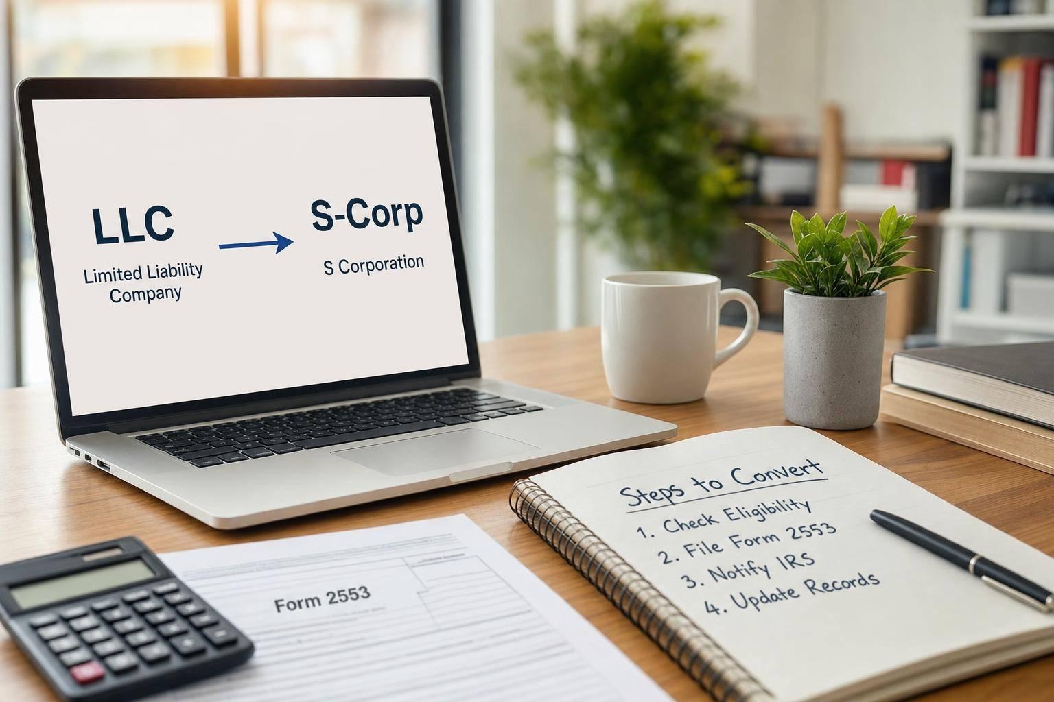 How to Convert an LLC to an S-Corp the Right Way