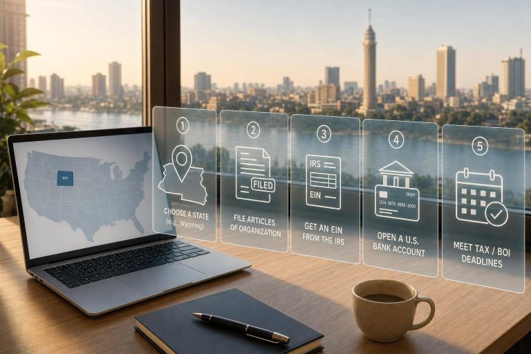 How to Register a US LLC from Egypt: Step-by-Step Guide for 2026