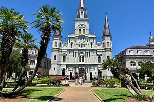 St. Louis Cathedral at Jackson Square in New Orleans, Louisiana